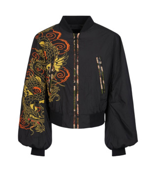 Veste Fleur noire