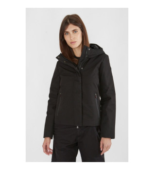Veste courte avec zip souple noir
