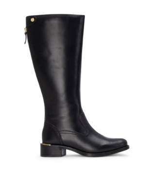 Bottes en cuir 162642 noir