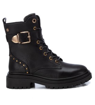 Bottines en cuir 161942 Noir