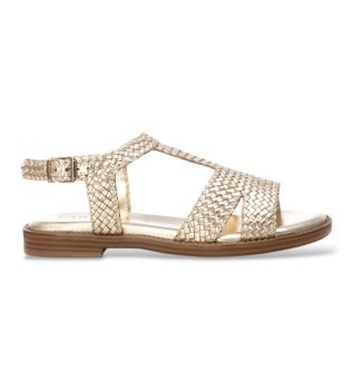 Gold 162199 Leather Sandal