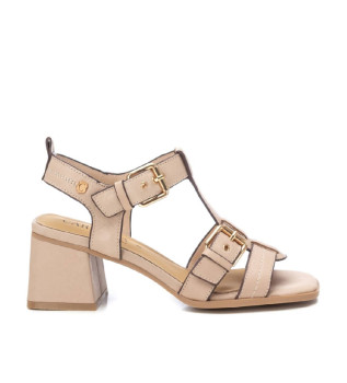 Sandali in pelle 161629 beige 