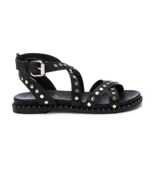 Leather sandals 162393 black
