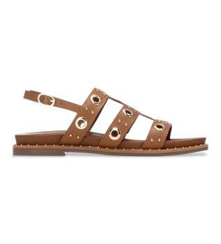 Sand�lias de couro 163208 castanho