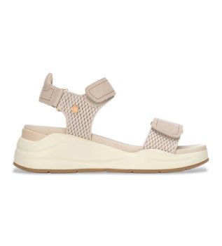 Sand�lias em pele 163285 bege