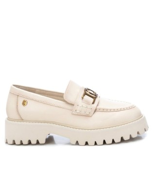 Mocassini in pelle 160879 ghiaccio