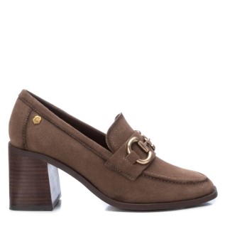 Mockasiner i spaltlder 161138 taupe