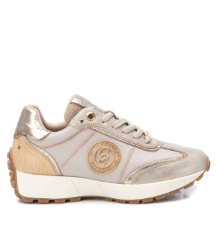 Zapatillas de piel 161817 beige