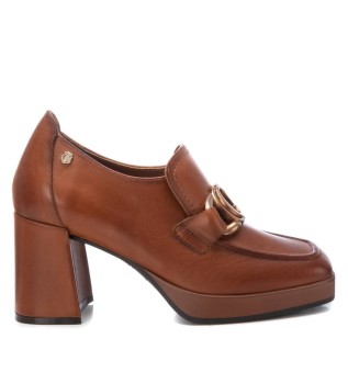 Mocassins en cuir 161849 marron
