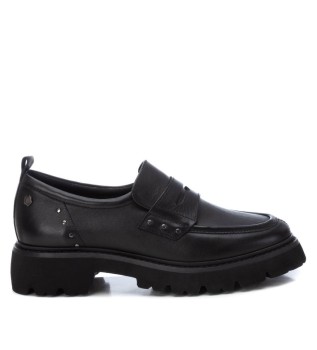 Leather Moccasins 161873 black