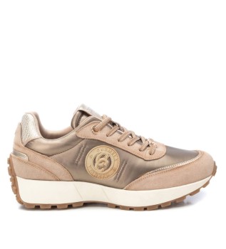 Leren sportschoenen 161997 beige
