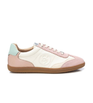 Zapatillas de piel 162060 nude