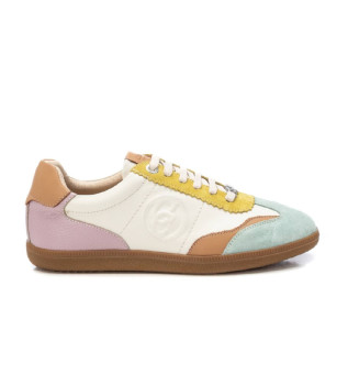 Baskets en cuir 162060 multicolores