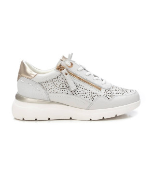 Sneakers in pelle 162274 bianche