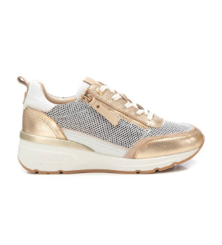 Sneakers in pelle 162283 oro