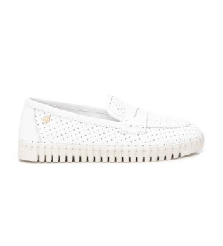 Mocassins em pele 162303 branco