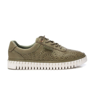Leren sneakers 162327 groen