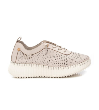 Sneakers in pelle 162369 beige