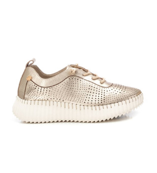 Sneakers in pelle 162369 oro