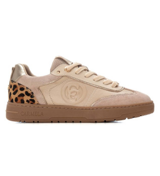 Sneakers in pelle 162504 beige