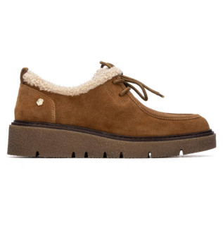 Scarpe in pelle 162669 marrone