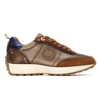 Sneakers in pelle 162699 marrone
