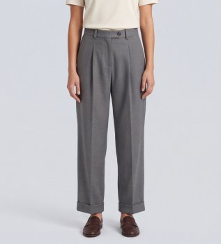 Calça formal de moletom cinza