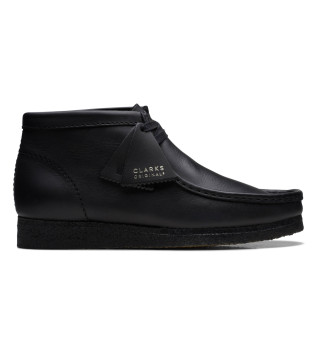 Bottines en cuir Wallabee noir