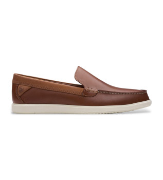 Bratton Loafer chaussures en cuir marron