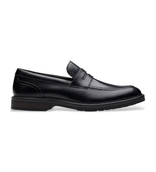 Aldwin Step leren loafers zwart