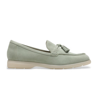 Mocasines de piel Narini Edge verde