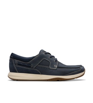 Sapatos de barco em pele Sailview Lace