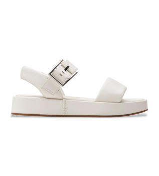 Alda Sandales en cuir  lanires blanc