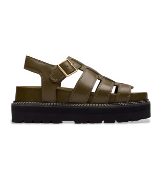 Orianna Twist sandalen groen