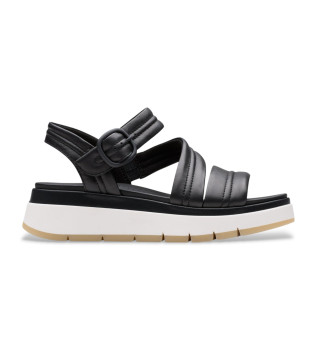 Tuscan Strap leren sandalen zwart