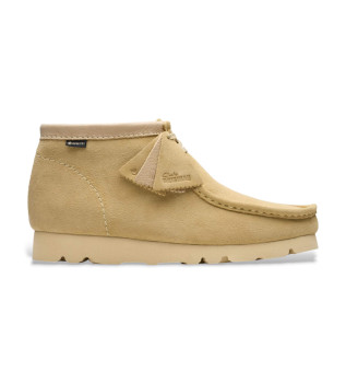 Wallabee Gore-Tex beige leren schoenen