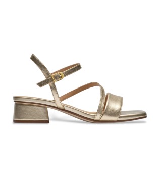 Leather sandals Serina35 Strap golden