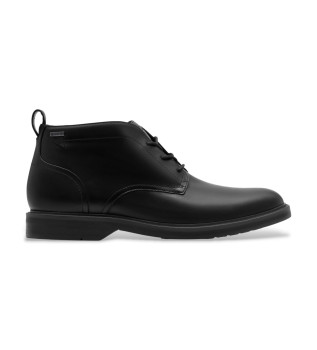Cuir Chaussures Aldwin Mid GTX noir