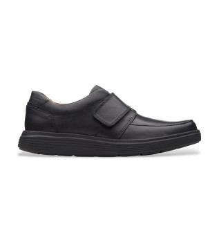 Chaussures en cuir Un Abode Strap Loafer noir