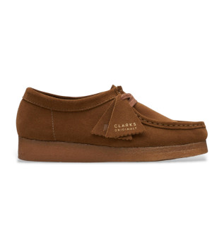 Chaussures en cuir Wallabee marron