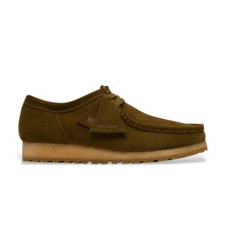Wallabee RB braune Lederschuhe