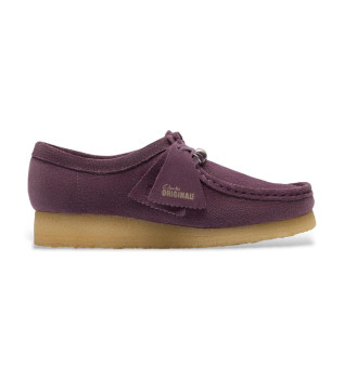 Zapatos de Piel Wallabee lila