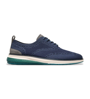 Energyweave Oxfords navy leather loafers