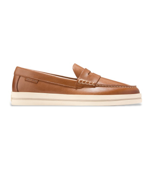 Pinch Long Weekender brown leather loafers