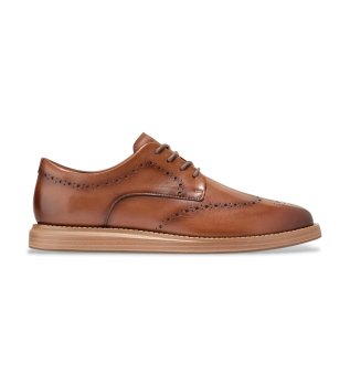 Grand Neoclassic Flexcraft Wingtip Oxford Brown Leather Shoes