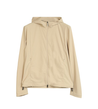 Original beigefarbene Jacke