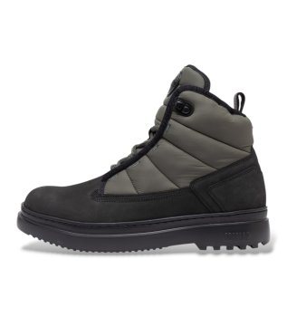Bottes en cuir Snower Dual vert militaire