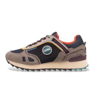 Baskets en daim Travis Sport Division noir, marron