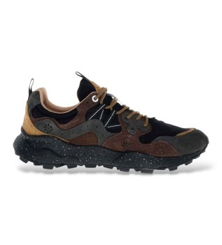 Sneakers Yamano 3, nere e marroni