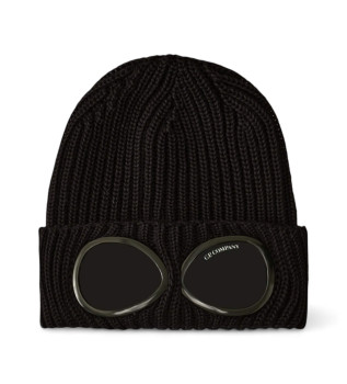 Bonnet en laine mrinos noir